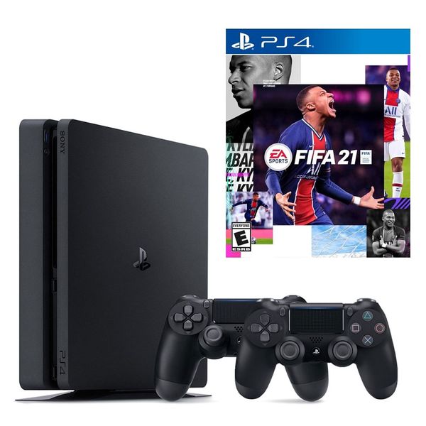 Sony Playstation 4 Slim 500GB + 2.Kol + FIFA 21