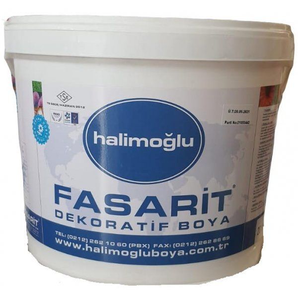 Halimoğlu Fasarit Dekoratif Püskürtme 20 kg Duvar Kaplaması