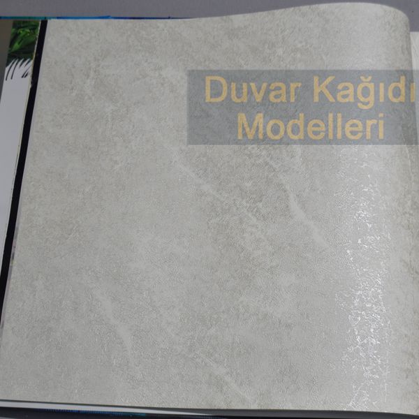 Adawall 9906-1 Tropicano Beyaz Kendinden Desenli Eskitme Duvar Kağıdı