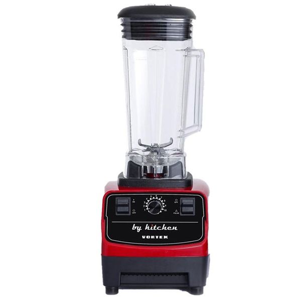 By Kitchen Bykitchen Vortex 1500W 2 lt Siyah Kırmızı Bar Blenderı