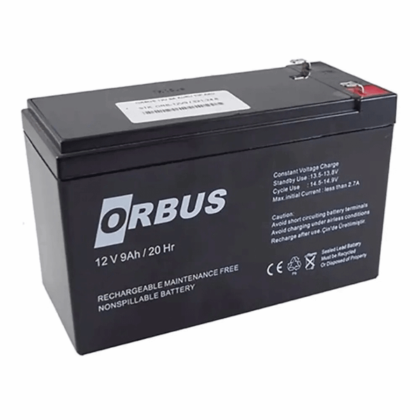 Orbus 12V 9 Ah Kuru Akü