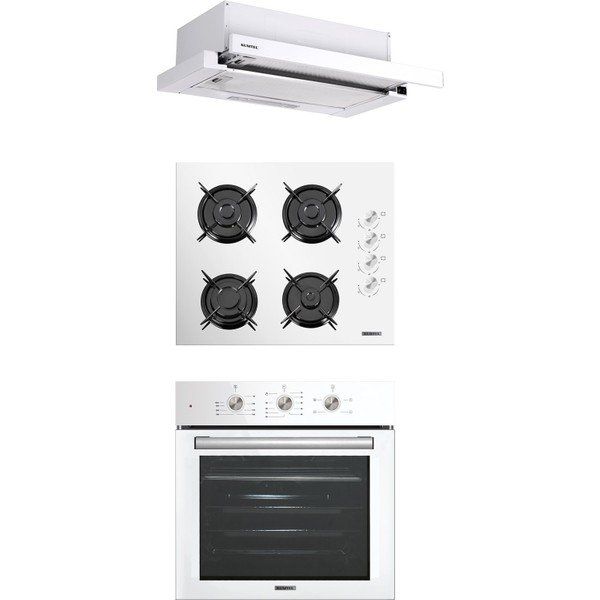 Kumtel KO-40TAHDF - B66 - SF2 MT - DS6-905W Beyaz 3'lü Ankastre Set