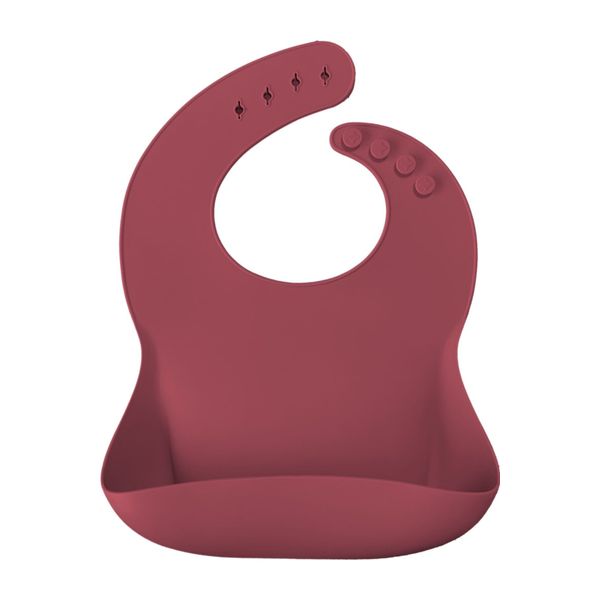 Oioi Basic Silikon Velvet Rose Mama Önlüğü