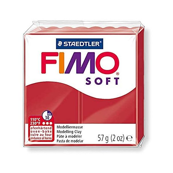 Fimo 80202P 57 gr Noel Kırmızı Soft Modelleme Kili
