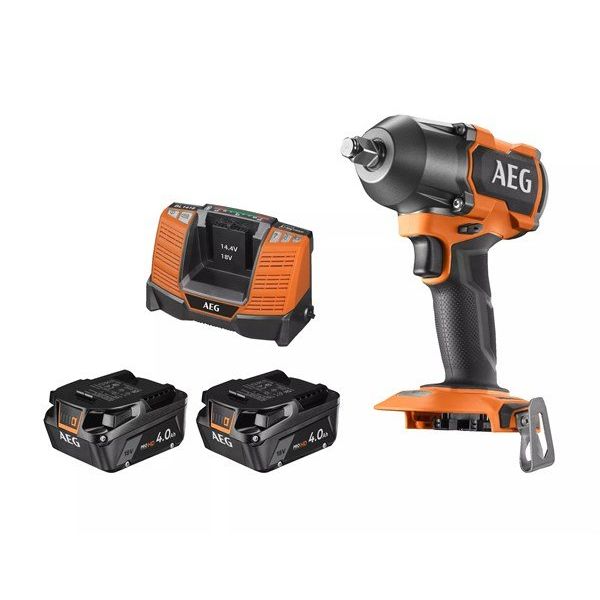 AEG BSS 18MTF12BL-402C 785 NM 18 V 2x4.0 AH Darbeli Somun Sıkma Makinesi