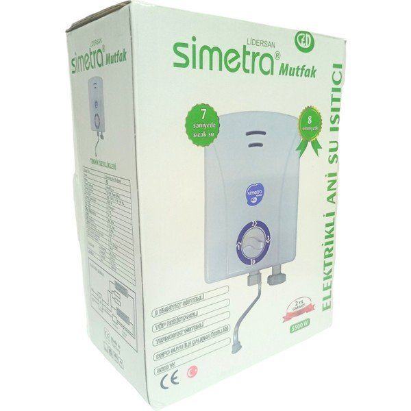 Simetra Lidersan 5500 W Çelik 8 Emniyetli Mutfak Şofbeni