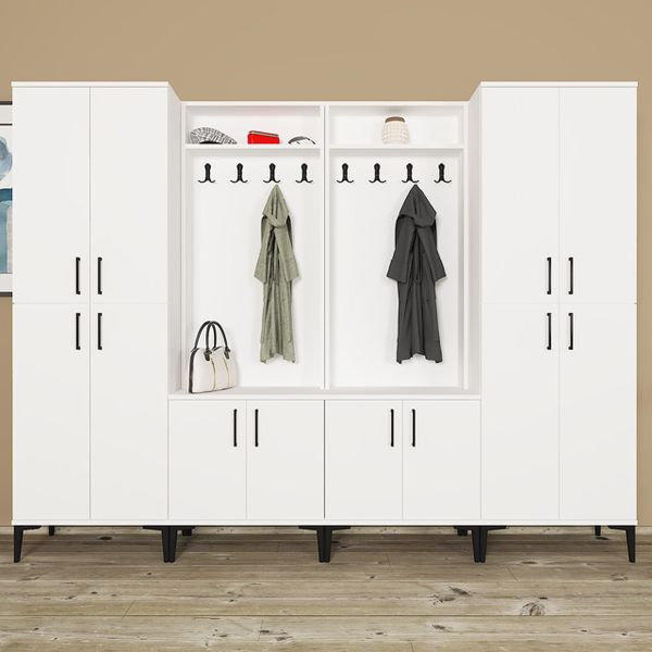 Kalender Dekor Rose-1-1-4-4-RS01 Portmanto Vestiyer Ayakkabılık