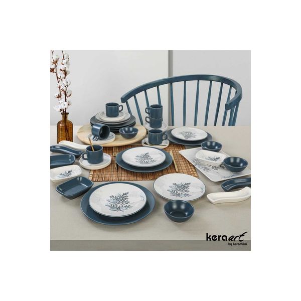 Keramika Blue Magic 37 Parça 6 Kişilik Kahvaltı Takımı