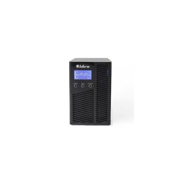 Inform Sinus Evo LCD 1 KVA Online 2x7 Ah 5-12 dk 1F UPS Kesintisiz Güç Kaynağı