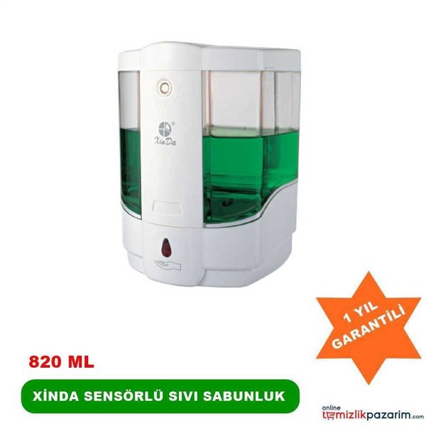 Xinda ZYQ80 Sensörlü 820 ml Sıvı Sabunluk