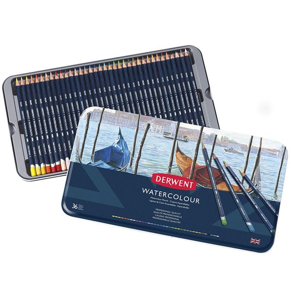 Derwent 32885 Watercolour 6,9 mm Sulandırılabilir 36 Lı Kuru Boya Kalemi