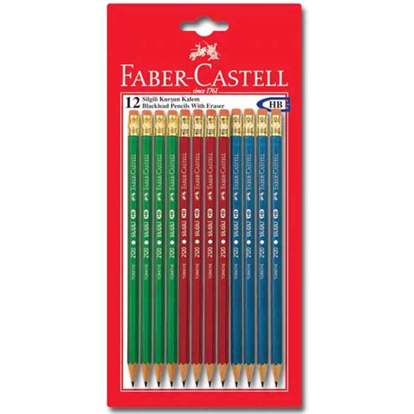 Faber Castell Faber-Castell 2120 Silgili Kurşun Kalem
