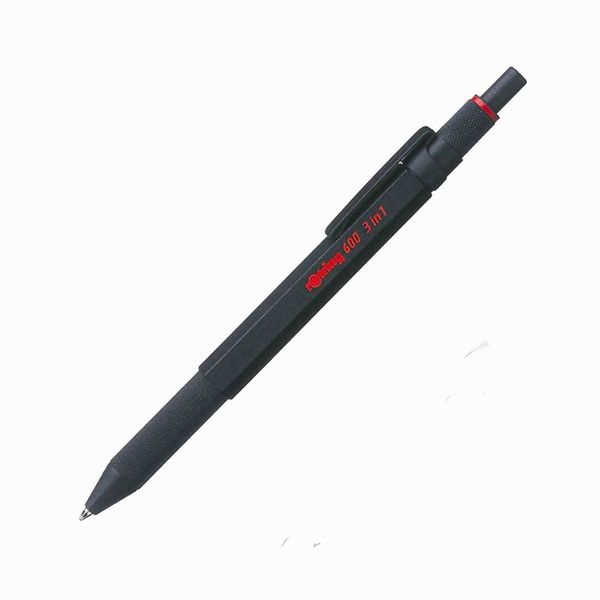 Rotring 600 Siyah Üç Fonksiyonlu Multipen Kalem