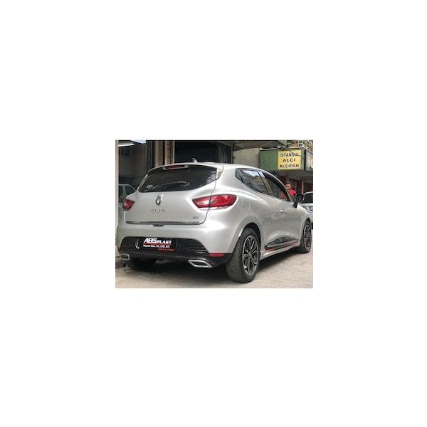 Renault Clio 4 Çift Egzoz Görünümlü Difüzör