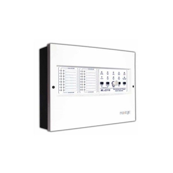 Mavili ML-22116 Maxlogic Konvansiyonel 16 Bölgeli Yangın Alarm Santrali