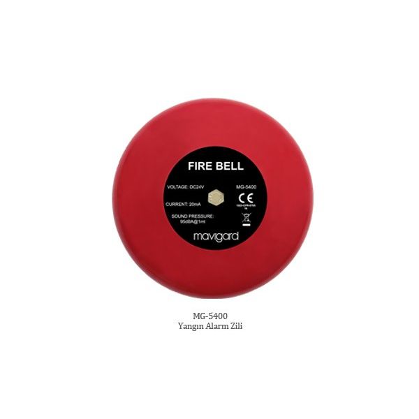 Mavili MG-5400 Mavigard 6" 24 Volt DC Yangın Alarm Zili