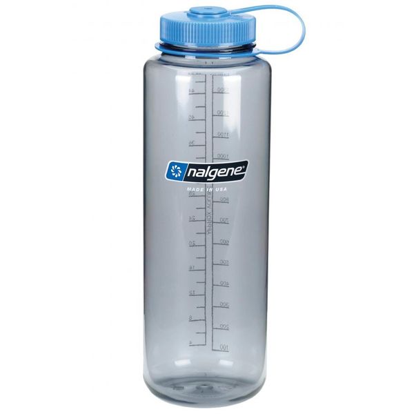 Nalgene 48oz WM Gray / Blue Cap Tritan Suluk