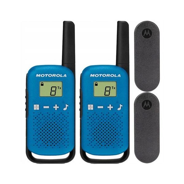 Motorola TLKR-T42 4 km 2'li Paket Mavi Pmr El Telsizi
