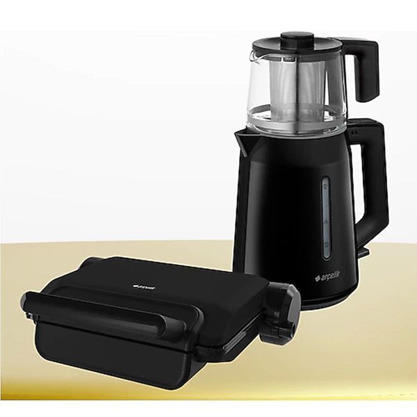 Arçelik Tm 3006 S - K 3281 C Siyah 2'li Set