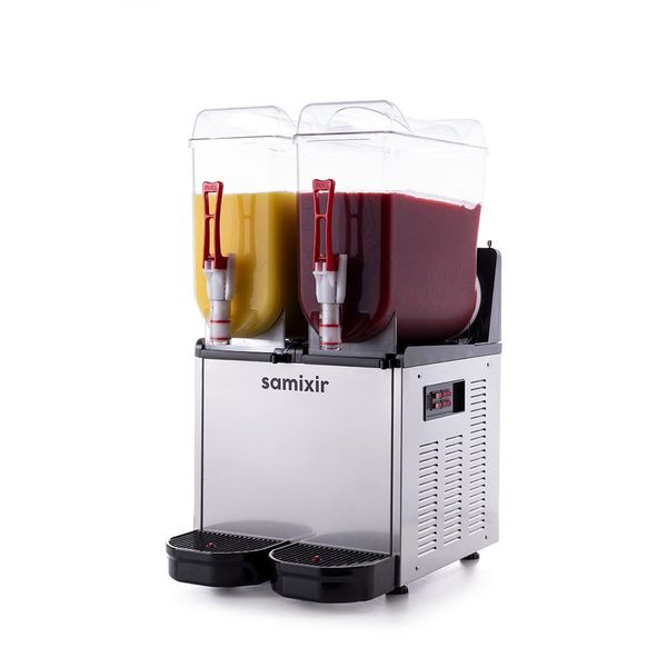 Samixir SLUSH-24-I Twin Çiftli 12+12 Lt Slush Buzlaş Karlamaç Makinesi