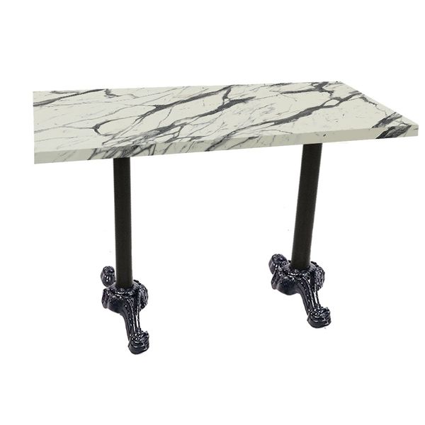 Dockers Çipa Laminat Tabla Afyon Marble 80x120 cm Cafe Masa