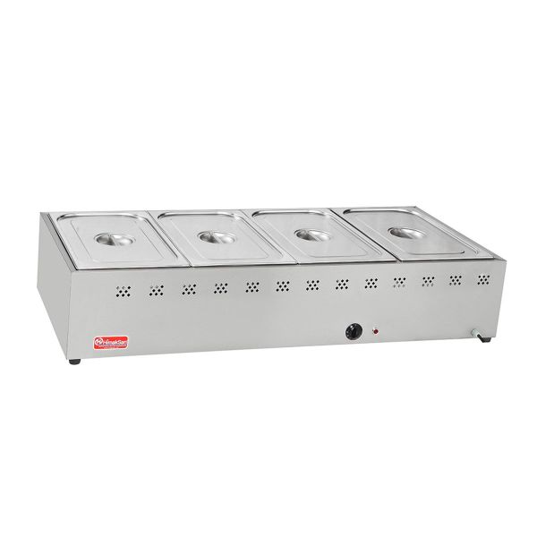 Himaksan HMK-BSÜE4 Endüstriyel Tip Elektrikli Set Üstü 4 Gözlü Benmari