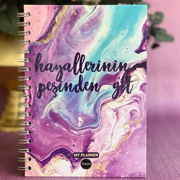 Çılgıntrend Çılgın Trend Hayallerinin Peşinden Git Tasarımlı Konuşan Ajanda