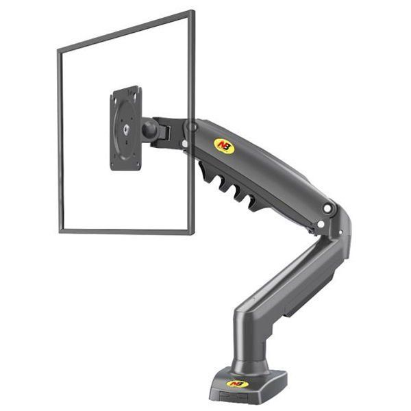North Bayou F80 17-30 Tek Kol Amortisörlü Stand Lcd-Led Monitör Tutucu Askı Aparatı