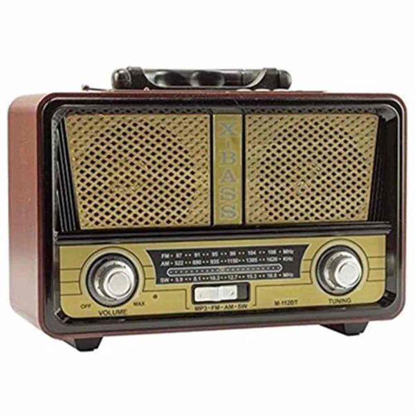 Meier M-112BT Ahşap Vintage Bluetootlu Nostaljik Radyo
