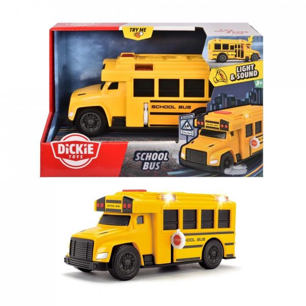 Dickie 203302017 Renkli Sesli ve Işıklı Okul Otobüsü