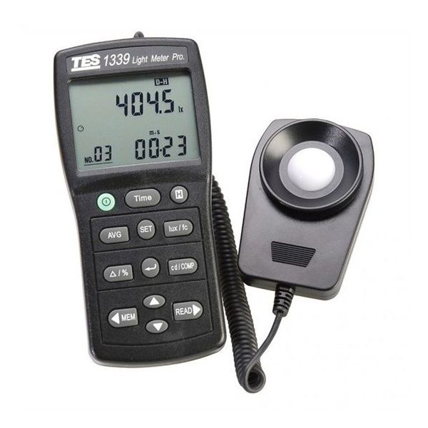 TES 1339 Çift Ekran Lcd Işık Ölçer Lüxmetre
