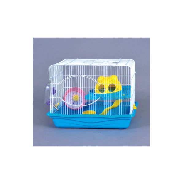 DaYang Mavi Beyaz 45x30x33 cm Hamster Kafesi