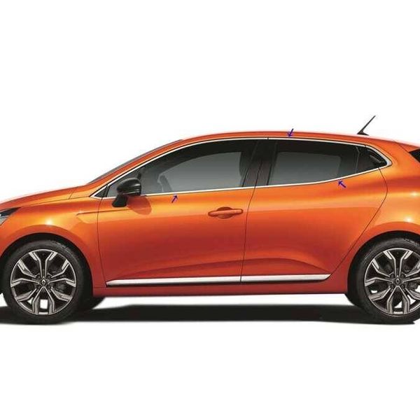 Omsa Renault Clio 5 12 Parça 2019 ve Sonrası Krom Cam Çerçevesi