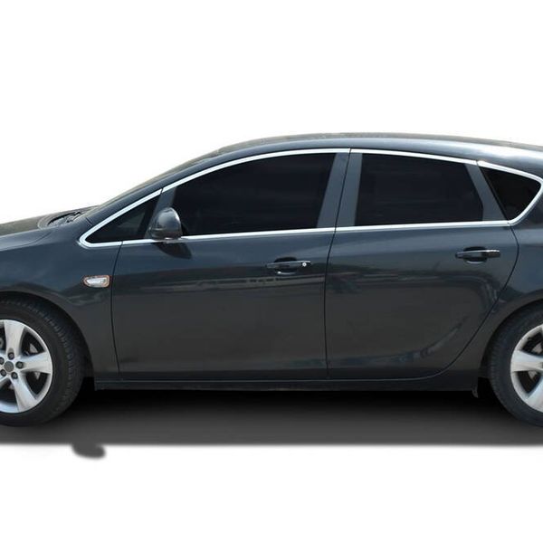 Omsa Opel Astra J HB 12 Parça 2010-2014 Arası Krom Cam Çerçevesi