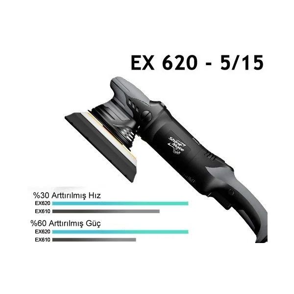 Shine Mate EX620 5/15 125 mm Orbital Deluxe Polisaj Makinesi