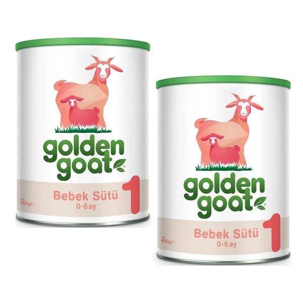 Golden Goat 1 Keçi Sütü Bazlı 2x400 gr Bebek Sütü