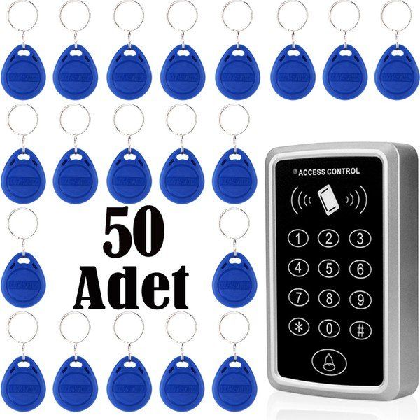 Electrimax RFID 50 Adet Mavi Şifreli Kapı Kilidi