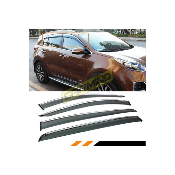 Kia Sportage 2016-2020 Krom Çıtalı Cam Rüzgarlığı