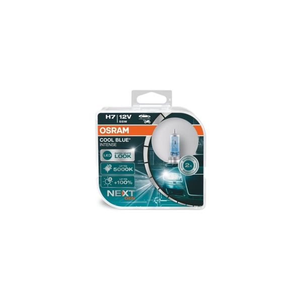 Osram H7 Cool Blue Intense Next Gen 2 Adet 5000K Beyaz Işık