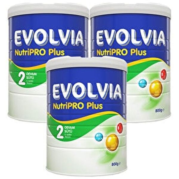 Evolvia NutriPro Plus 2 3x800 gr Bebek Maması