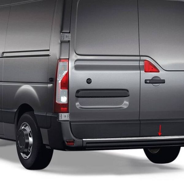 Omsa Nissan NV400 2010 ve Sonrası Taşlı P.Çelik Krom Arka Tampon Eşiği
