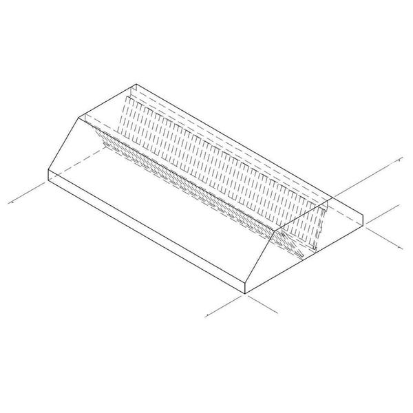 Öztiryakiler Orta Tip Filtreli 300x200 cm Davlumbaz