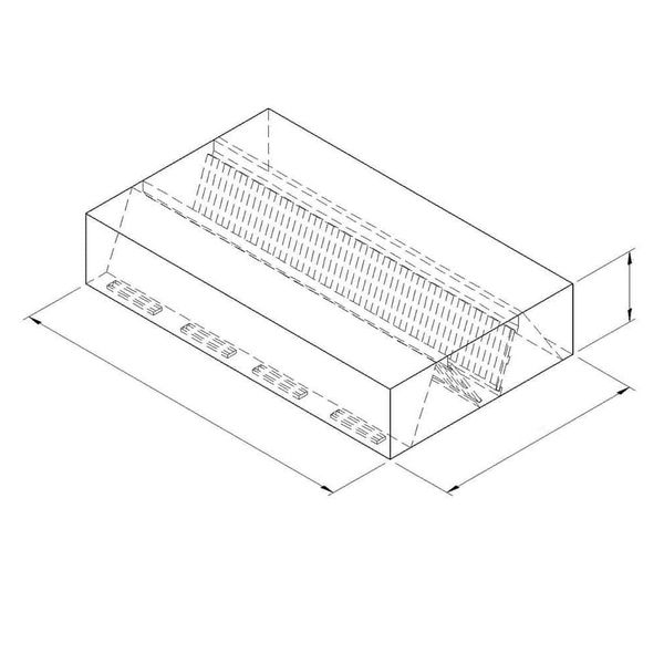 Öztiryakiler Kutu Tipi Çift Cidarlı Filtreli 300x250 cm Orta Tip Davlumbaz