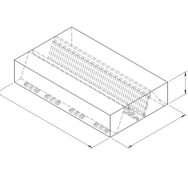 Öztiryakiler Kutu Tipi Çift Cidarlı Filtreli 300x150 cm Orta Tip Davlumbaz