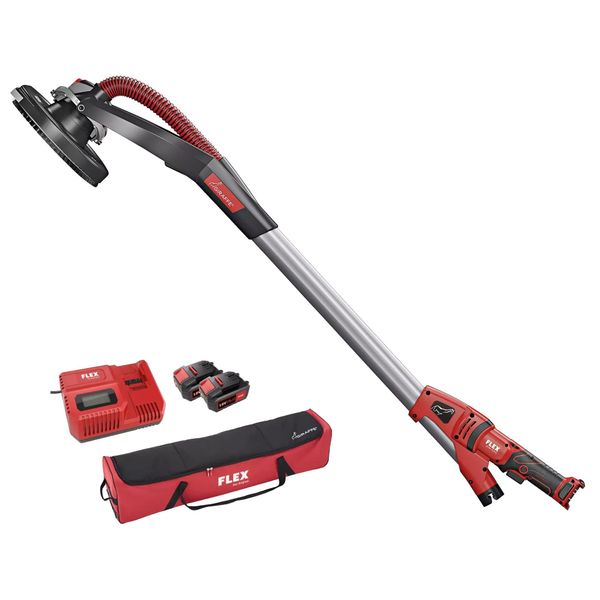 Flex GEMH18.0-EC/5.0 18V./5.0Ah Çift Akülü Alçıpan Boya Zımpara Makinesi
