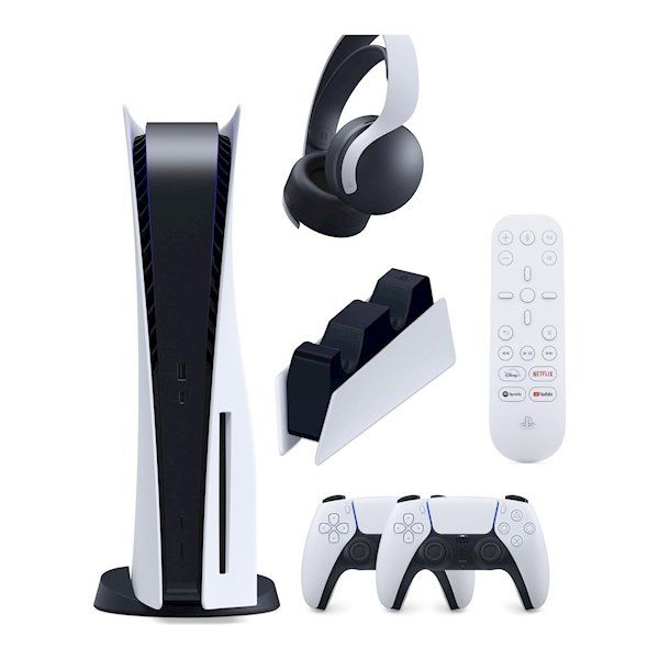 Sony Playstation 5 + 2. Kol + 3D Pulse Kulaklık + Şarj İstasyonu + Media Kumandası