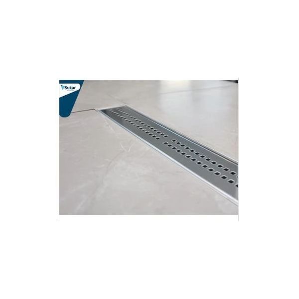 Sukar Duş Kanalı Paslanmaz Q50 Çıkış 50 cm Süzgeç