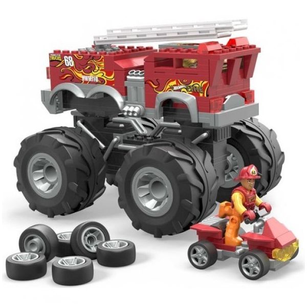 Mega HHD19 284 Parça Monster Truck İtfaiye Aracı