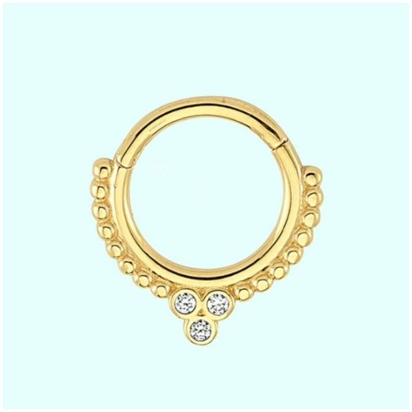 Sembol Gold Cemre 14 Ayar Altın Halka Piercing