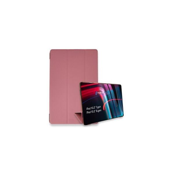 Alan Şanslı iPad 10.2 7. Nesil Pembe Tablet Smart Kılıf